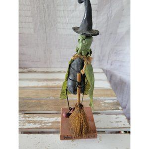 Steampunk witch Halloween Winifred shabby chic home Halloween decor kitchen